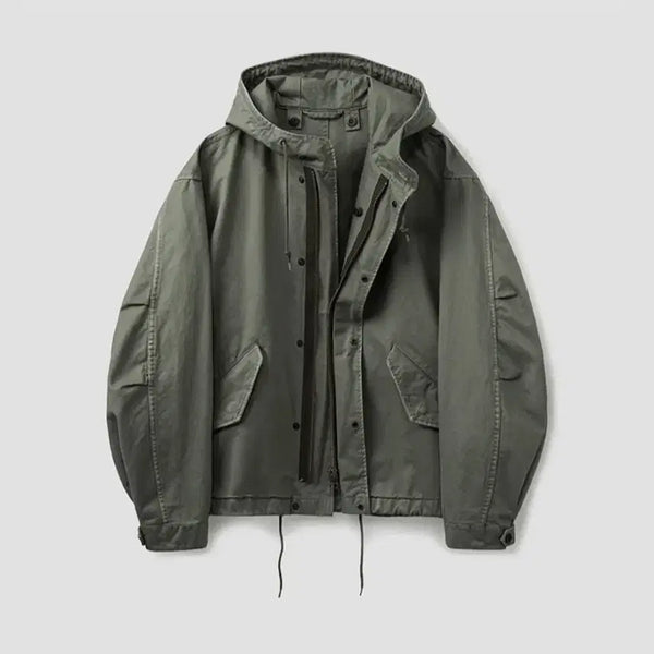 [BUNJANG] Union Blue M51 Field Short Parka Khaki Gray M / 유니온블루 M51 밀 숏파카 카키그레이 M