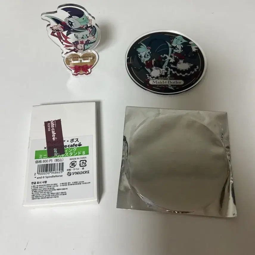 [BUNJANG] Helluva Boss Glitz & Glamour Twins Mini Acrylic Stand & Coaster Bundle Set / 헬루바 보스 글램 쌍둥이 자매 미니 아크릴 스탠드, 아크릴 코스터 일괄