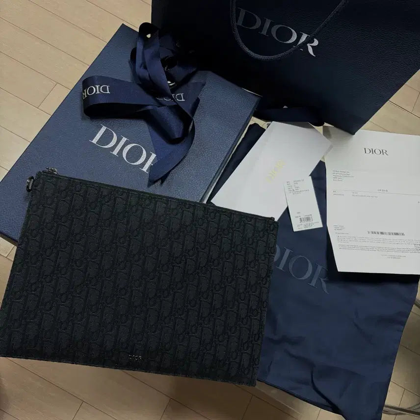 [BUNJANG] Dior Oblique A4 Clutch New / 신형{새상품급/풀구성}디올 오블리크 A4 클러치