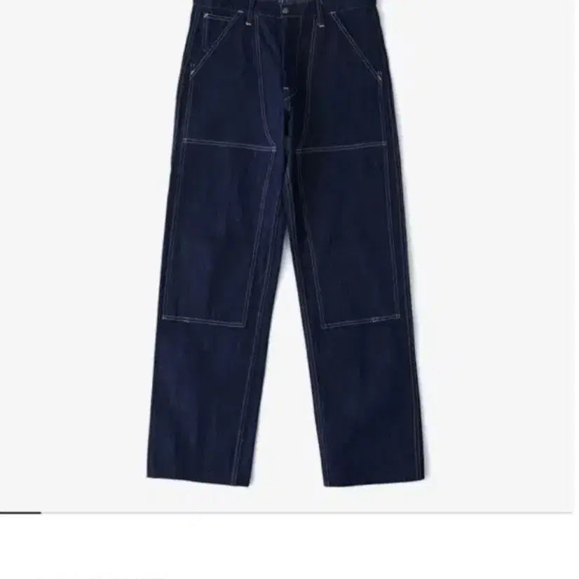 [BUNJANG] Headlight Double Knee Dungaree Denim Pants 30x32 / 헤드라이트 더블니 덩가리 데님팬츠 30 x 32
