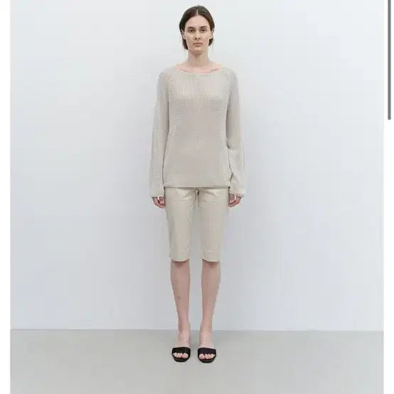 [BUNJANG] Leeteu Midi Pants Beige / leete 르에떼 미디 팬츠 베이지