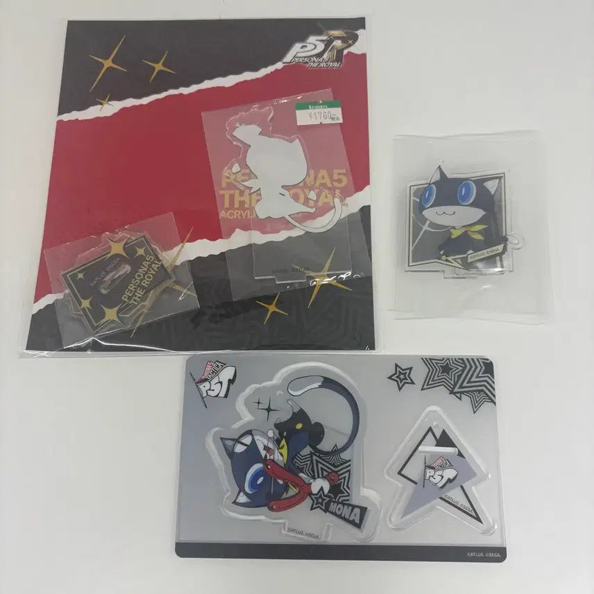 [BUNJANG] Persona 5 Morgana Mona Acrylic Set / 페르소나5 모르가나 모나 아크릴 일괄