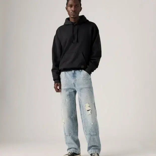 [BUNJANG] Levi's 568 Loose Straight Double Knee Carpenter Pants Medium Indigo / (32/30) 리바이스 568 루즈 스트레이트 더블니 카펜터 팬츠 미디엄 인디고