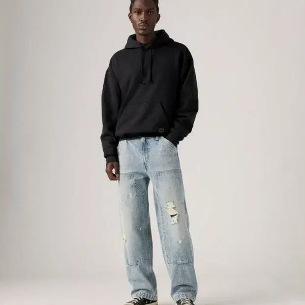 [BUNJANG] Levi's 568 Loose Straight Double Knee Carpenter Pants Medium Indigo / (32/30) 리바이스 568 루즈 스트레이트 더블니 카펜터 팬츠 미디엄 인디고