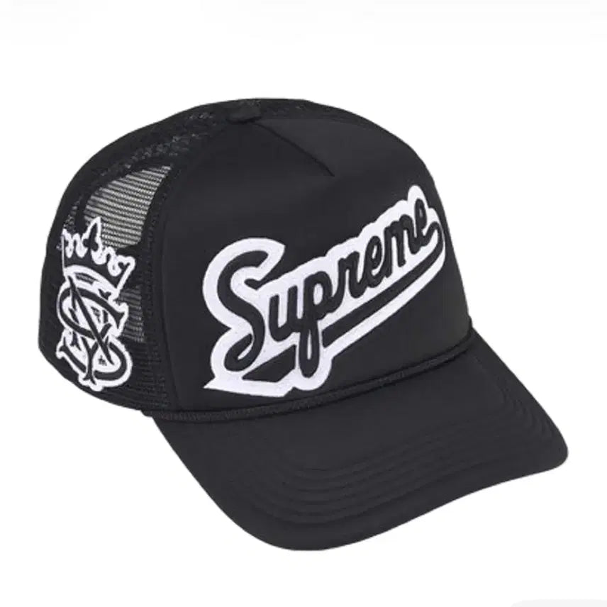 [BUNJANG] Supreme University Mesh 5-Panel Cap Black SS26 / 슈프림 유니버시티 메쉬 백 5-패널 블랙 - 26SS