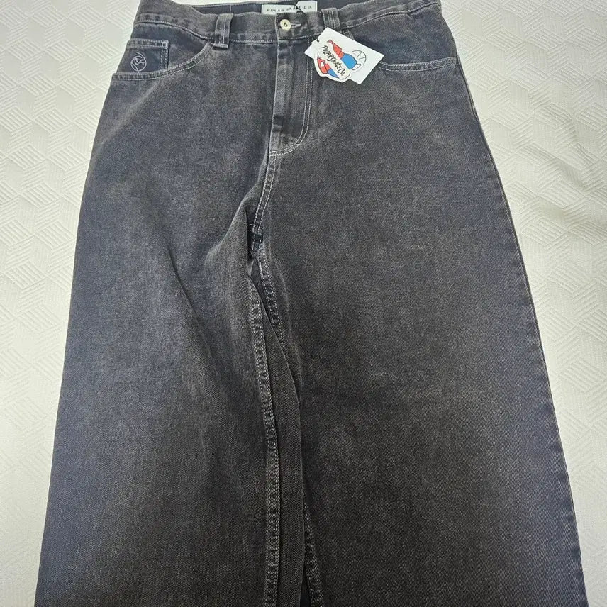 [BUNJANG] Polar skate Big Boy Silver Black Jeans / (M) 폴라스케이트 빅보이 실버블랙