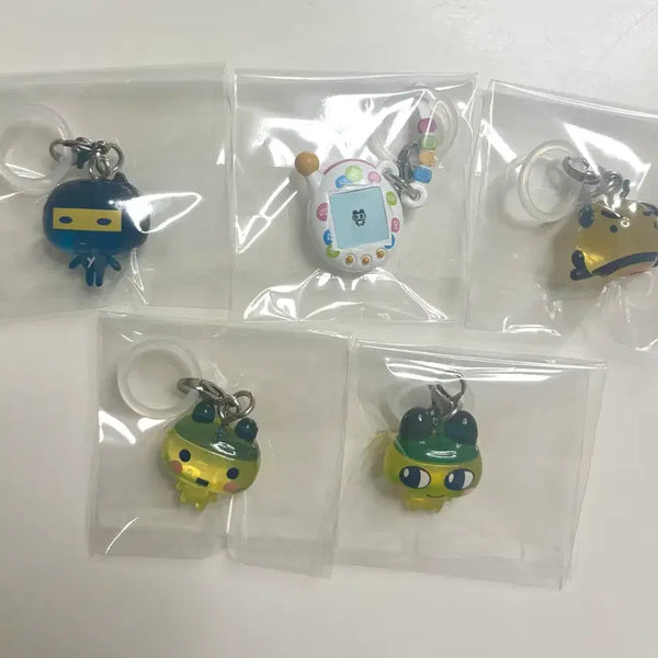 [BUNJANG] Tamagotchi Mezurushi Series 3 Keychain Set / 다마고치 메지루시 3탄 키링 5종 일괄