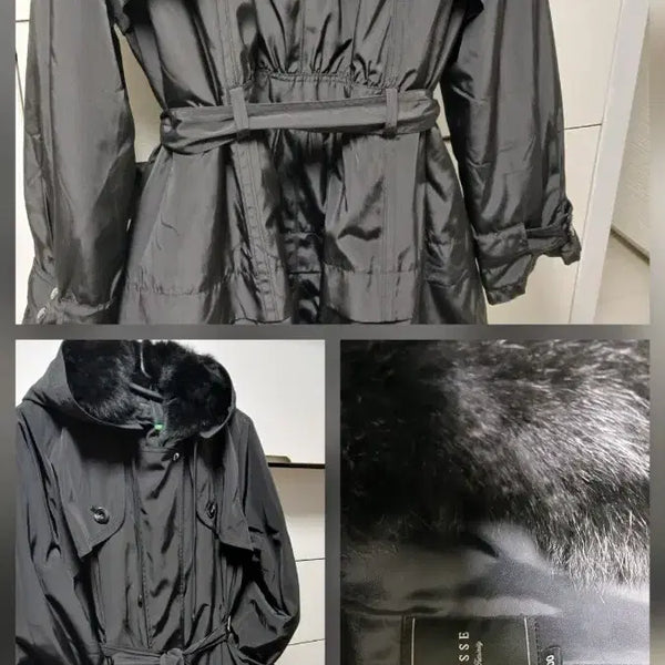 [BUNJANG] DISSENTO Rabbit Fur Hooded Coat / 디쎄토끼털후드코트팔아요