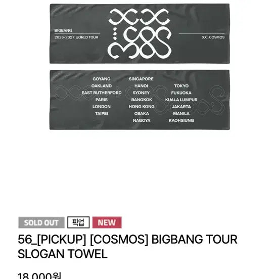 [BUNJANG] BIGBANG 20th Anniversary Tour Slogan / 빅뱅20주년 투어 슬로건