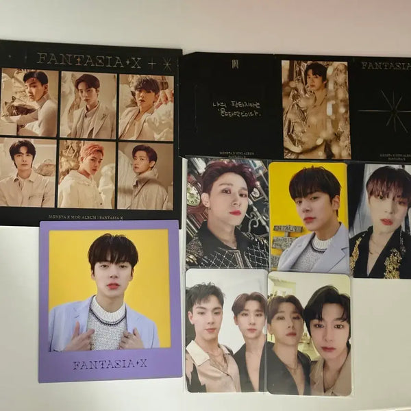 [BUNJANG] Monsta X Fantasia Bundle Set Photocards & Album Components / 일괄)몬스타엑스 판타지아 포카 및 앨범구성품