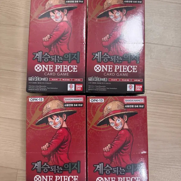 [BUNJANG] One Piece Card Game 'Inherited Will' Series 13 Sealed Bundle Set / 원피스카드 13탄 계승되는 의지 슈링크 미개봉