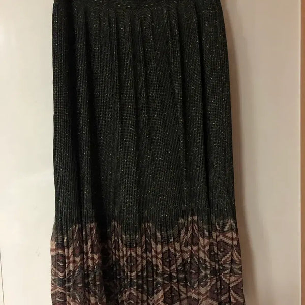 [BUNJANG] Daks Women's Pleated Long Skirt (Plus Size) / 닥스 여자 여성 플리츠 롱 스커트, 치마 (사이즈 큼)