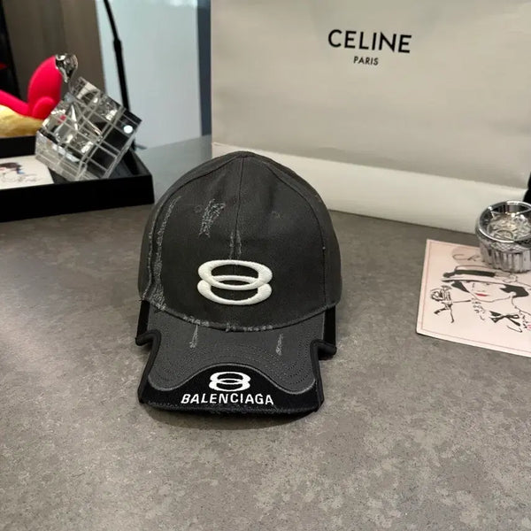 [BUNJANG] Balenciaga Embroidered Logo Baseball Cap / 자수 로고 야구모자