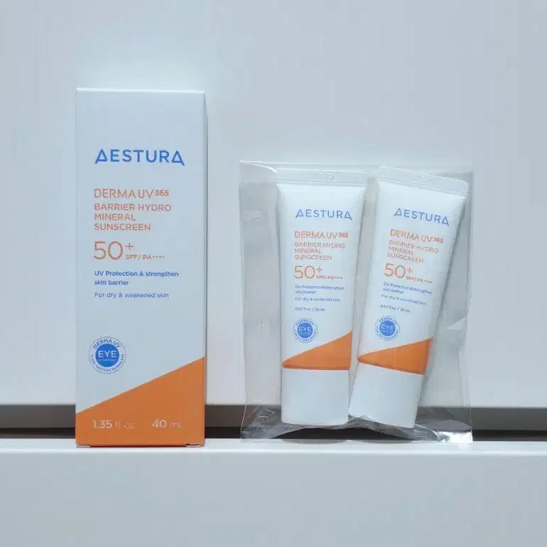 [BUNJANG] AESTURA Derma UV Inorganic Sunscreen 40ml (Gift) / 에스트라 더마 유브이 무기자차 선크림 40ml (증정) 40ml