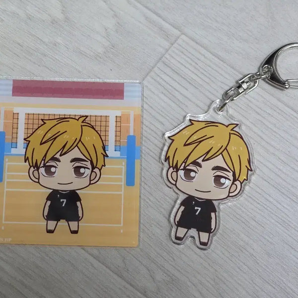 [BUNJANG] Haikyuu!! Miya Atsumu Acrylic Card and Keychain / 하이큐 미야 아츠무 아크릴 카드, 아크릴 키링