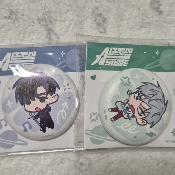 [BUNJANG] A-Stage Alien Stage Ivan Till Squishy Can Badge Bundle Set / 에이스테 에일리언 스테이지 이반 틸 말랑 캔뱃지