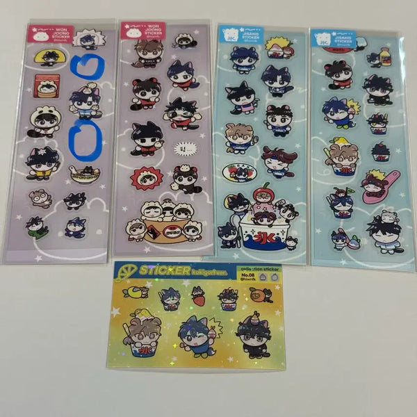 [BUNJANG] Garbage Time Clover Jihyangbingsu Wonjoongmandu Sticker Set / 가비지타임 클로버님 지상빙수 원중만두 스티커