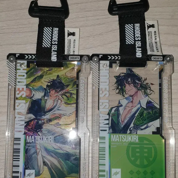 [BUNJANG] Arknights Matsukiri Pass Case Bundle / 명일방주 마츠키리 통행증 1,2정 통행증 케이스 일괄