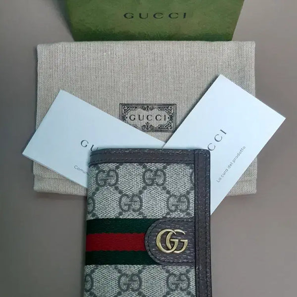 [BUNJANG] Gucci GG Supreme Card Case Organizer Wallet / 구찌 지갑 GG수프림 카드지갑 오거나이저 (정품)