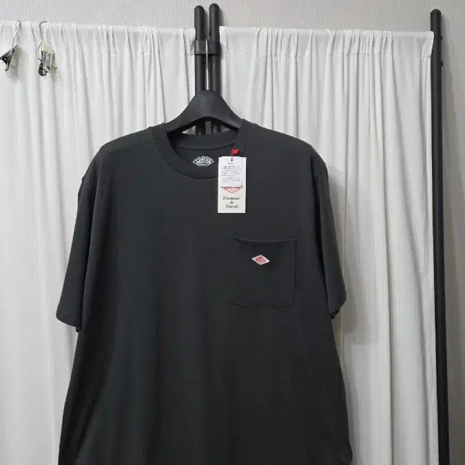 [BUNJANG] DANTON Basic Pocket T-shirt Charcoal M / 단톤 티셔츠