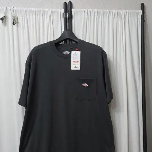 [BUNJANG] DANTON Basic Pocket T-shirt Charcoal M / 단톤 티셔츠