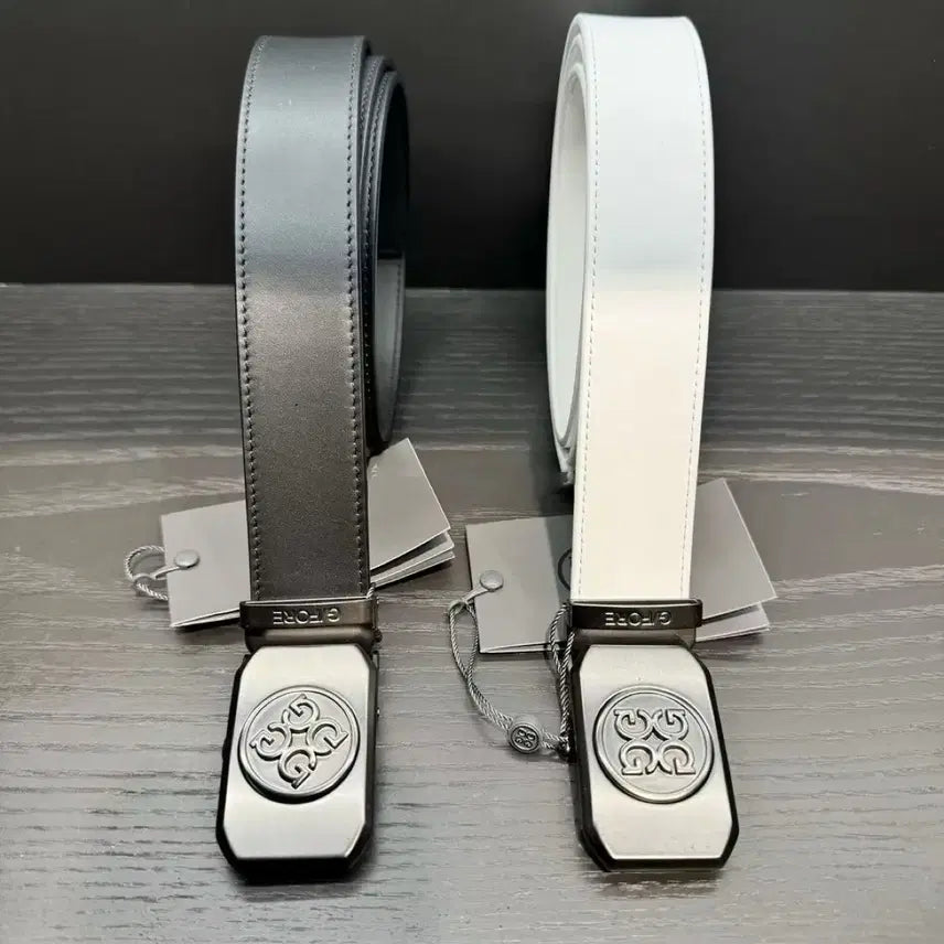 [BUNJANG] G/FORE Men's Golf Belt White / 남성 골프 벨트 화이트