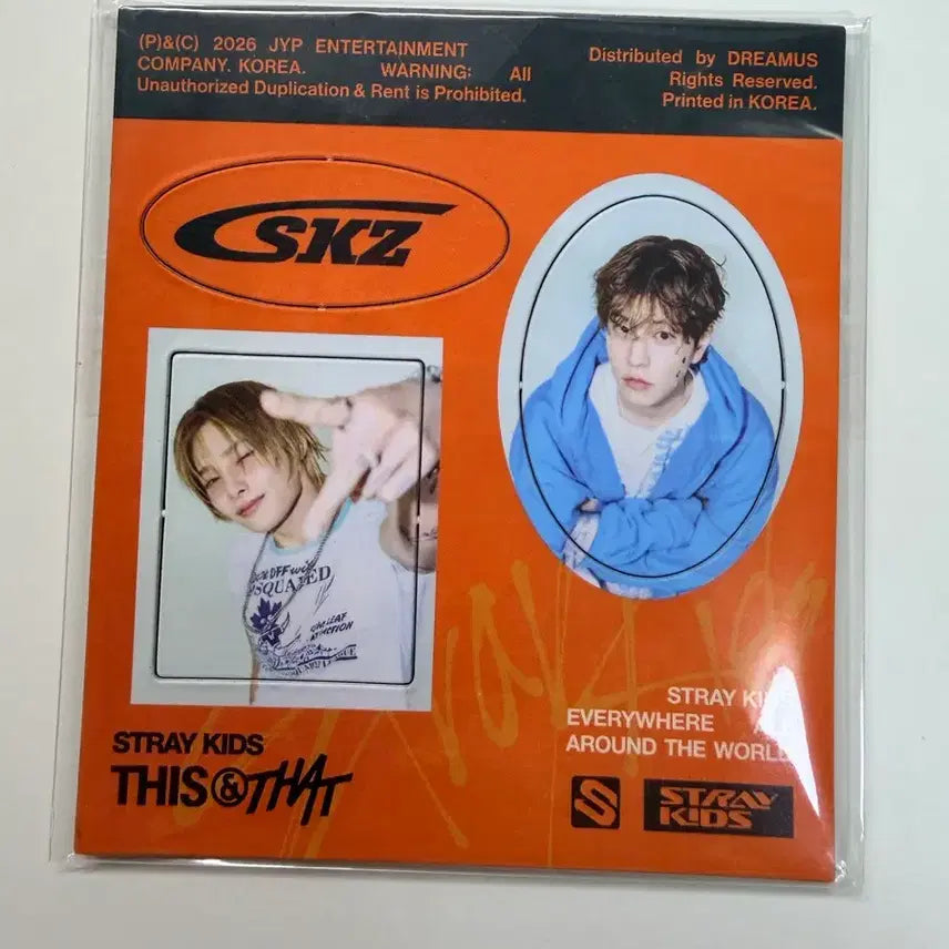 [BUNJANG] Stray Kids This & That Vocal Racha Magnet / 스트레이 키즈 디스앤댓 THAT ver. 보컬라차 마그넷