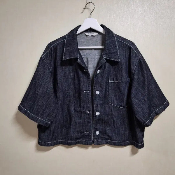 [BUNJANG] 8seconds Denim Cropped Denim Jacket / [에잇세컨즈] 데님 크롭 청자켓 55~77