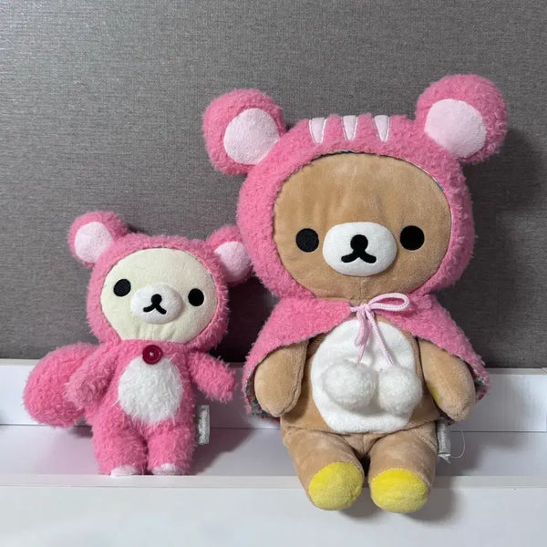 [BUNJANG] Rilakkuma & Korilakkuma Squirrel Plush Bundle Set / (일괄) 고전 리락쿠마 다람쥐 인형