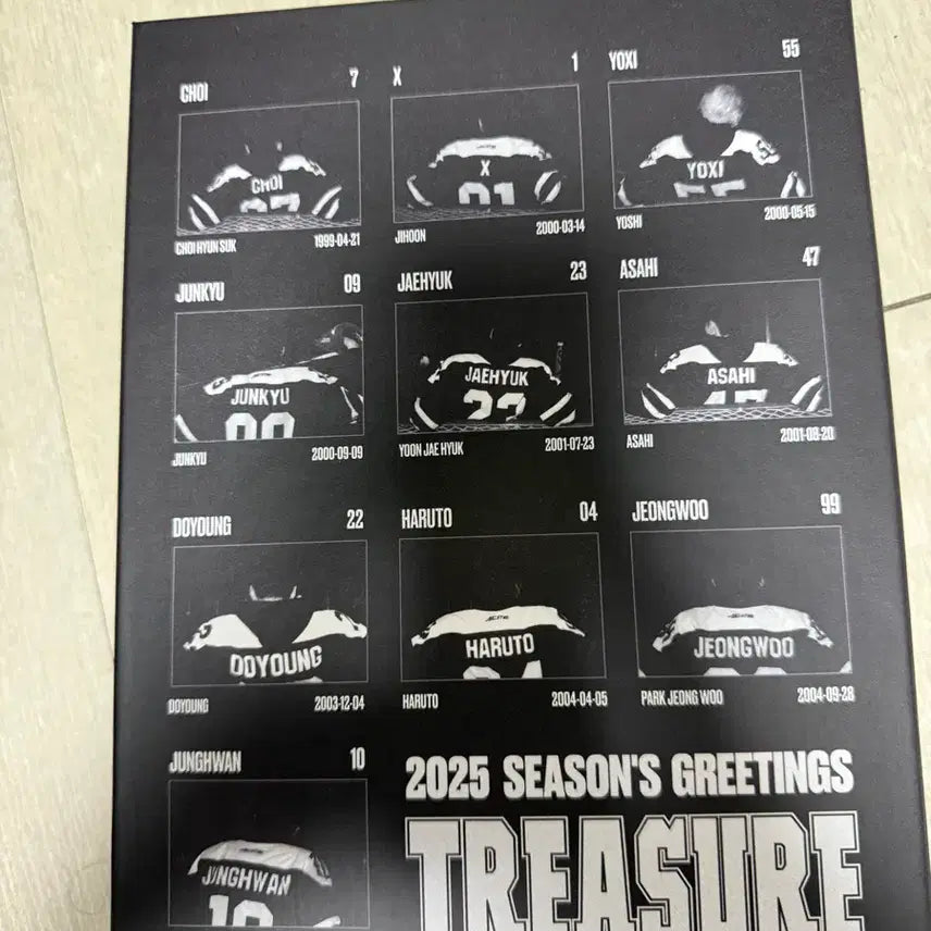 [BUNJANG] TREASURE 2025 Season's Greetings Photocard Bundle Set / 트레저 2025 시즌 그리팅 양도