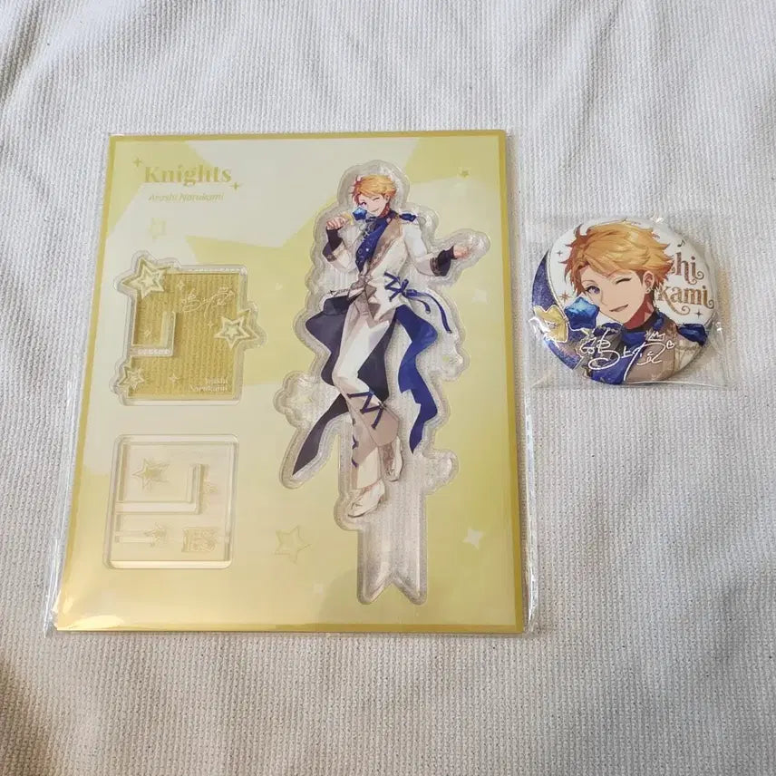 [BUNJANG] Ensemble Stars Arashi Acrylic Stand & Badge Set / 앙스타 앙상블스타즈 모펀 아라시 아크릴스텐드 뱃지 세트 팝니다