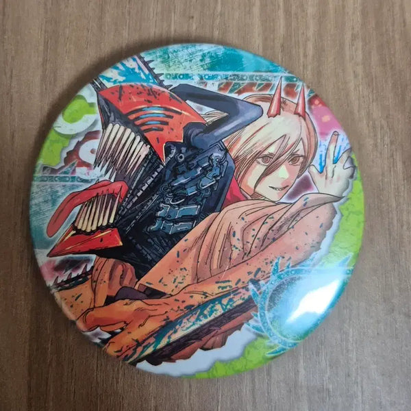 [BUNJANG] Chainsaw Man Denji Power Large Can Badge / 체인소맨 캔뱃지 덴지 파워