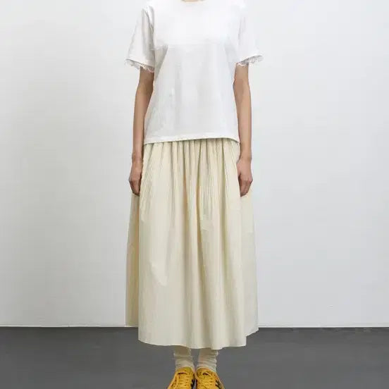 [BUNJANG] Mooiblaque Yorr Pleated Skirt / 무이블랙 yorr 플리티드 스커트