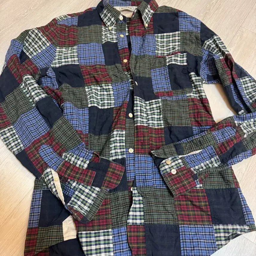 [BUNJANG] Spectator Patchwork Shirt / 스펙테이터 패치워크셔츠