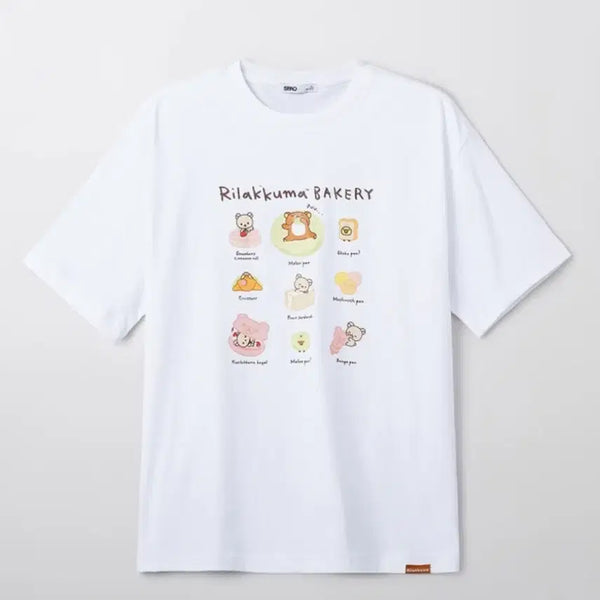 [BUNJANG] Spao Rilakkuma Bakery Short Sleeve T-Shirt L / 스파오 리락쿠마 베이커리 반팔티 L