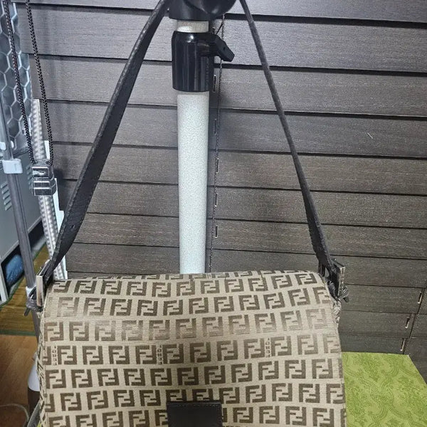 [BUNJANG] Fendi Zucchino Brown Bag / 펜디 정품 쥬카 맘마 브라운백