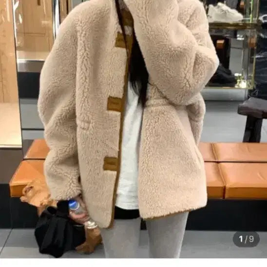 [BUNJANG] SEEAS Reversible Sherpa Shearling Jacket / 리버시블 양털 무스탕