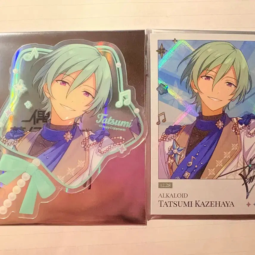[BUNJANG] Ensemble Stars! Tatsumi 10th Anniversary Popup Polaroid Card & Starry Clear Card Bundle Set / 가격내림x 일괄 앙스타 타츠미 10주년 팝업 폴라로이드 카드 스타별 클리어카드