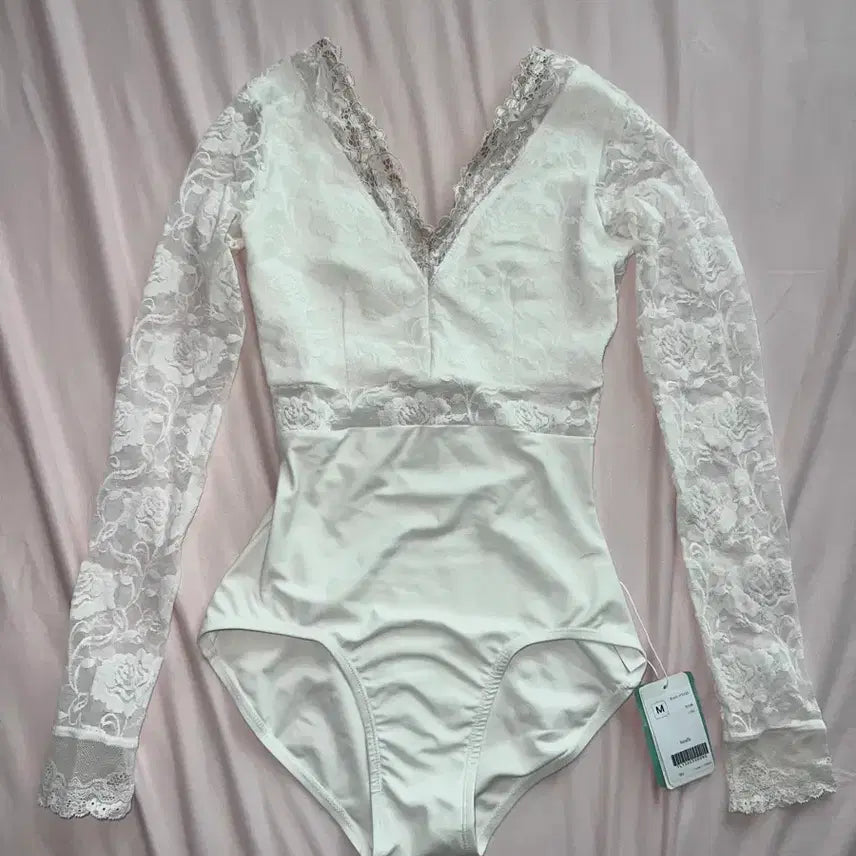[BUNJANG] Luzplay Freya Leotard White M / (새상품 택O)루스플라이 프레야 레오타드 화이트 M