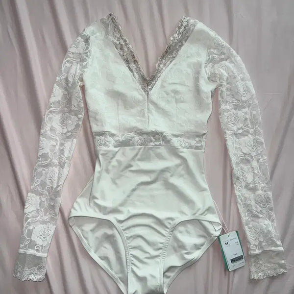 [BUNJANG] Luzplay Freya Leotard White M / (새상품 택O)루스플라이 프레야 레오타드 화이트 M