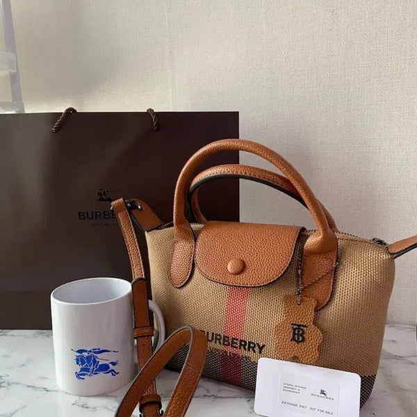 [BUNJANG] Burberry Mini Canvas Bag & Mug Set / 버버리 미니캔버스백과 머그컵