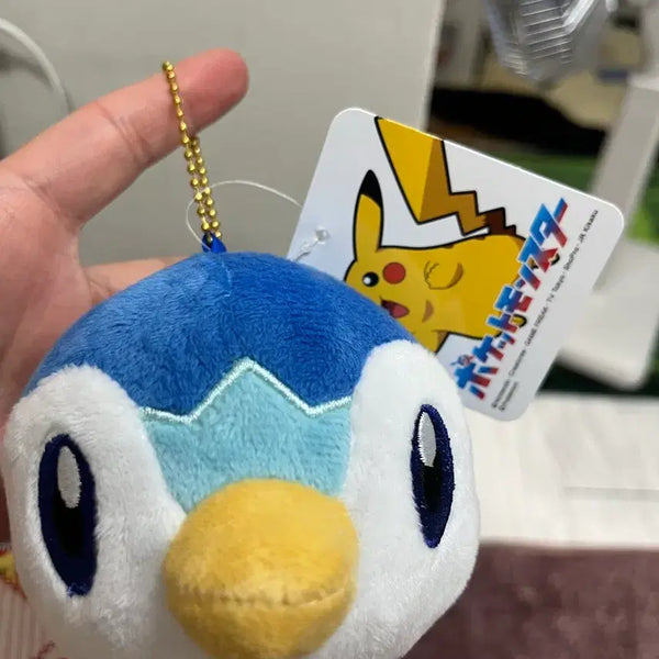 [BUNJANG] Pokemon Porygon Plush Keychain Pouch / 포켓몬 펭도리 8cm 인형 키링 파우치