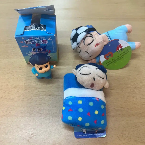 [BUNJANG] Crayon Shin-chan Chul-su Figure & Keyring Set / [새상품] 일괄 짱구_철수 키링 철수 피규어 3종 세트