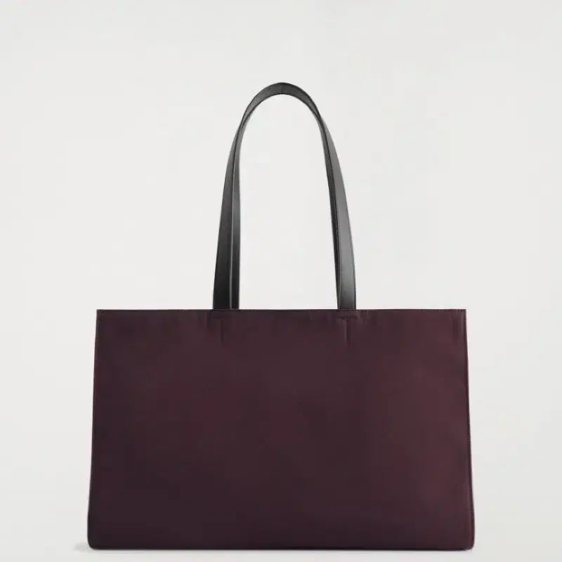 [BUNJANG] COS Gallery Canvas Tote Bag Plum / [새상품] COS 코스 갤러리 캔버스 토트백 플럼