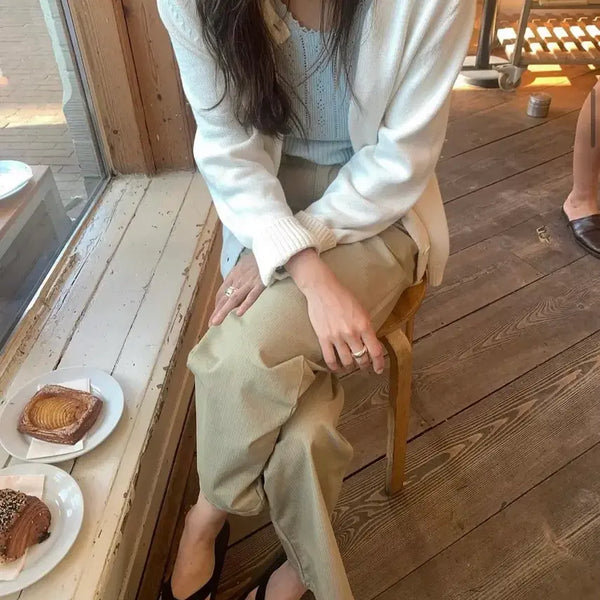 [BUNJANG] Tannat Subtle Semi Wide Pants / 타낫 subtle semi wide pants