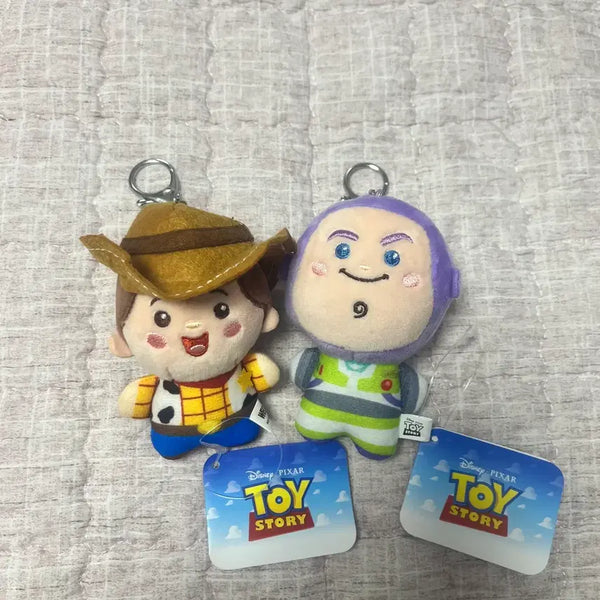 [BUNJANG] Disney Pixar Toy Story Woody & Buzz - Keyring Set / [새상품] 일괄 정품 토이스토리 우디,버즈 인형 키링 2종 세트