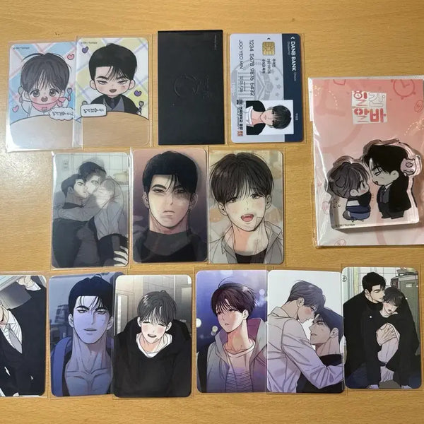 [BUNJANG] Il-gan-alba Lenticular Photocard & Mini Acrylic Standee Set / 일간알바 BL 랜티큘러 포토카드 sd 미니아크릴 세트