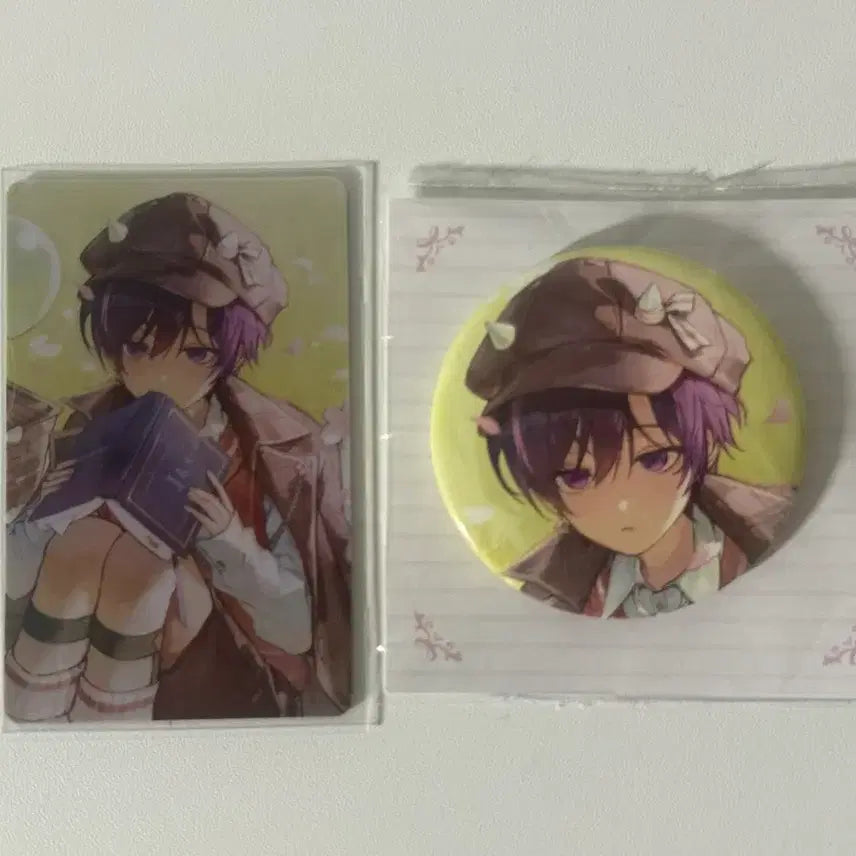 [BUNJANG] SCOCHISM Season Illustration Campaign Spring Autoreini Photocard & Can Badge Bundle Set / 스코시즘 시즌 일러스트 캠페인 봄 오토레이니 포토카드 캔뱃지 일괄 양도