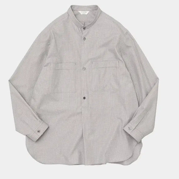 [BUNJANG] Steel by Hand Pullover Shirt Beige Check / 스틸바이핸드 풀오버 셔츠 베이지 체크