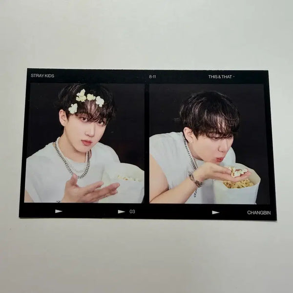 [BUNJANG] Stray Kids THIS & THAT Truck Ver. 2-Cut Changbin Photocard / 스트레이키즈 디스앤댓 트럭ver. 투컷 창빈